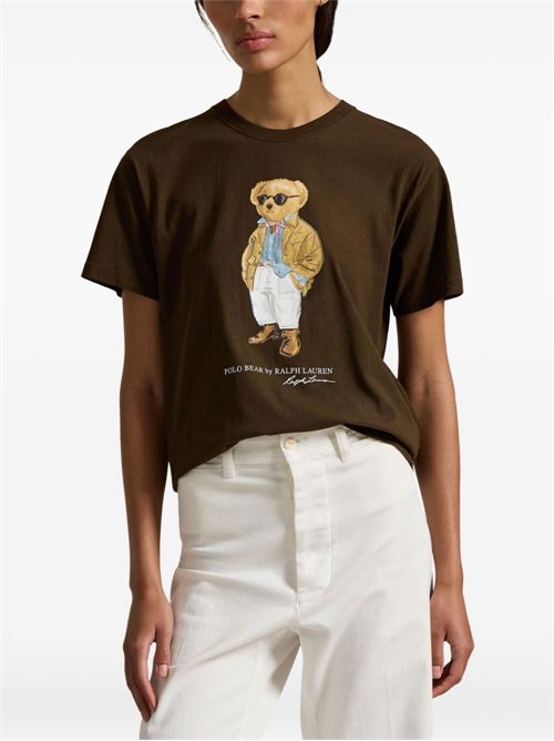 T-shirt donna Polo Bear mezza manica POLO RALPH LAUREN | 211A96599001